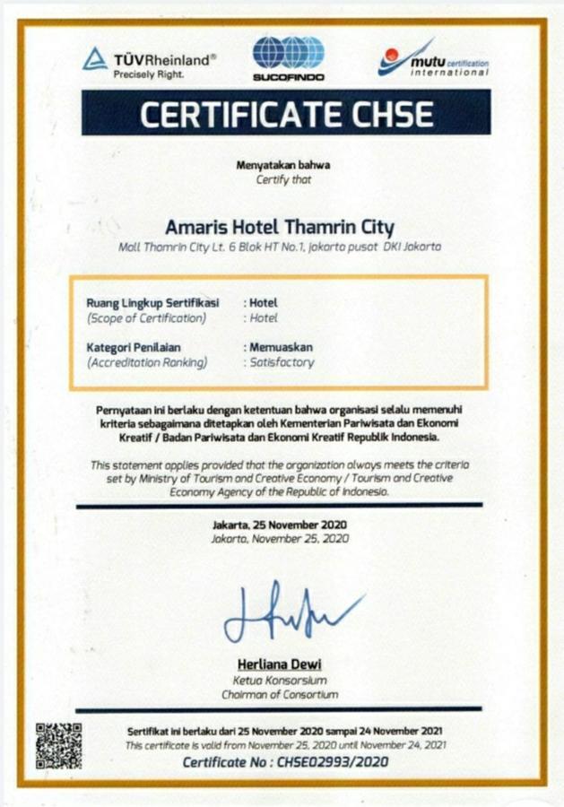 ג'קרטה Amaris Hotel Thamrin City מראה חיצוני תמונה